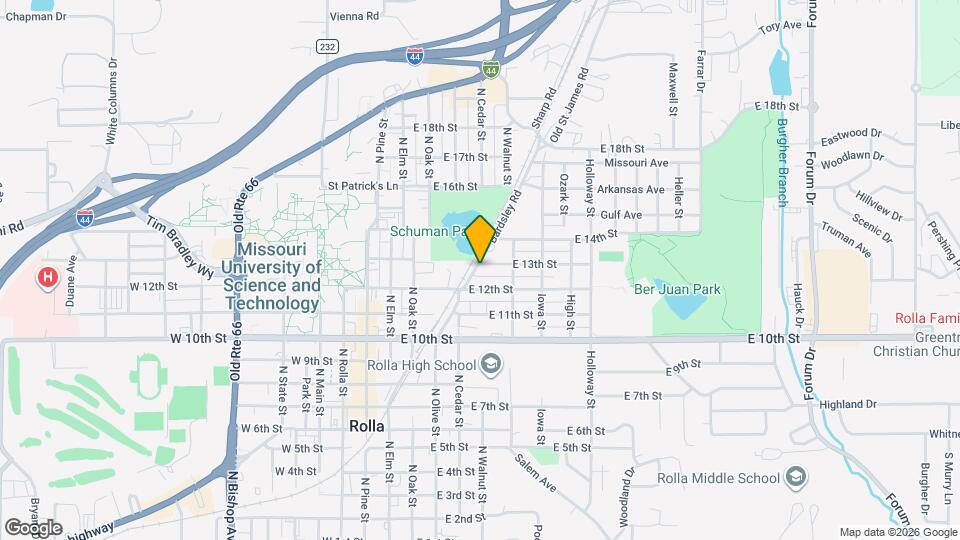 1206 Bardsley Rd Map and Location Details