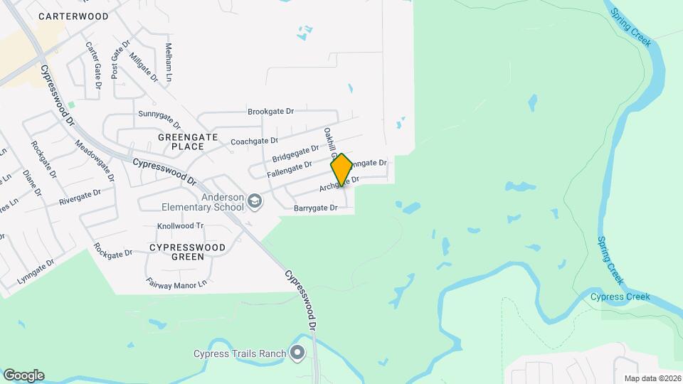 22219 Oakhill Gate Dr, Unit 17106 Map and Location Details