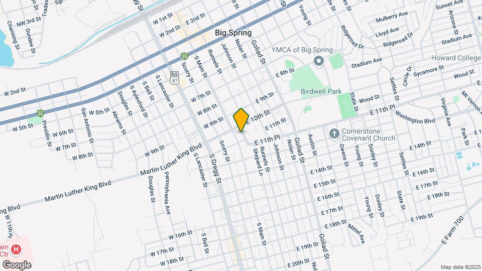 1008 Runnels St, Unit A Map and Location Details