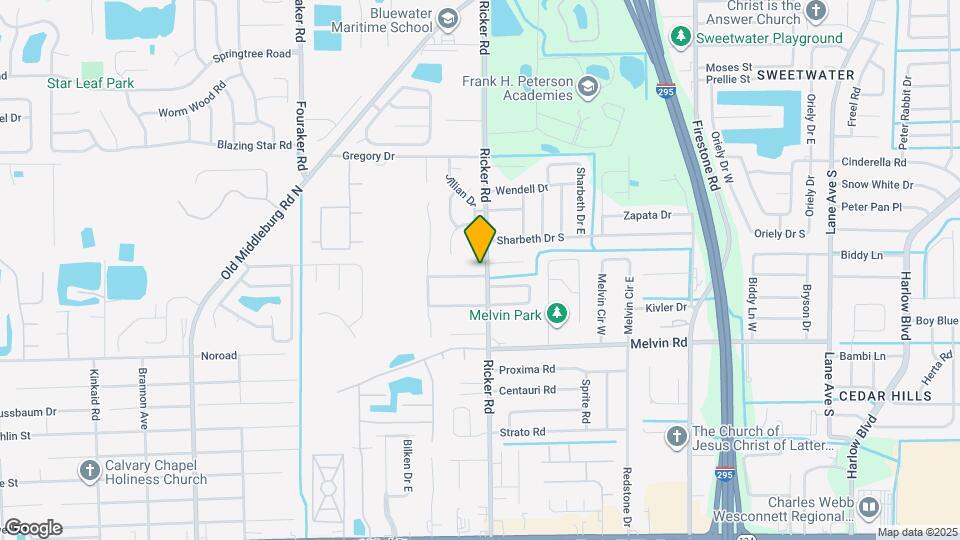 7605 Melissa Ct N Map and Location Details