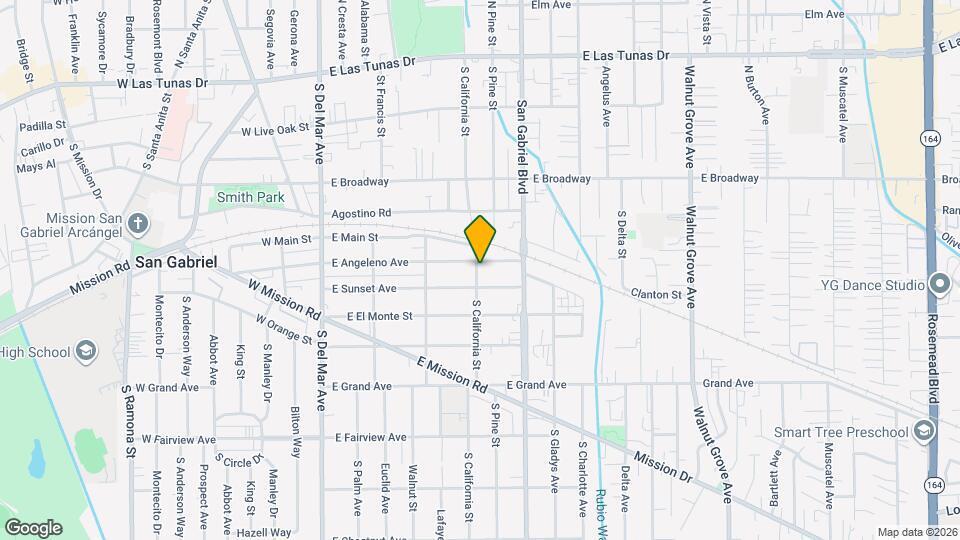700 E Angeleno Ave Map and Location Details