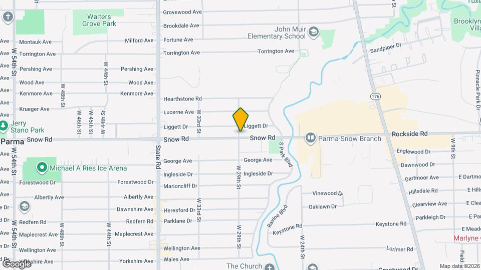 2828 Snow Rd Map and Location Details