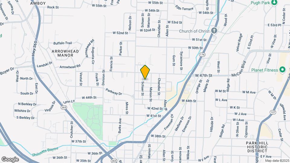 4600 Schaer St Map and Location Details