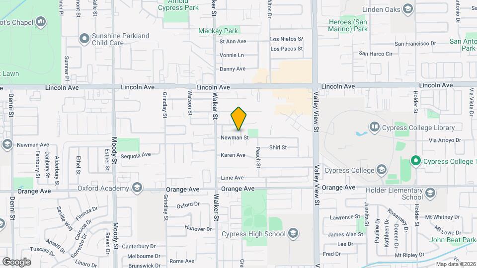 5611 Newman St, Unit A Map and Location Details
