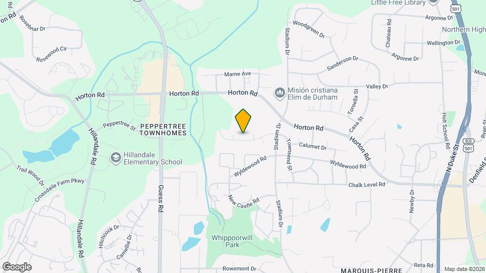 1410 Cherrycrest Dr Map and Location Details