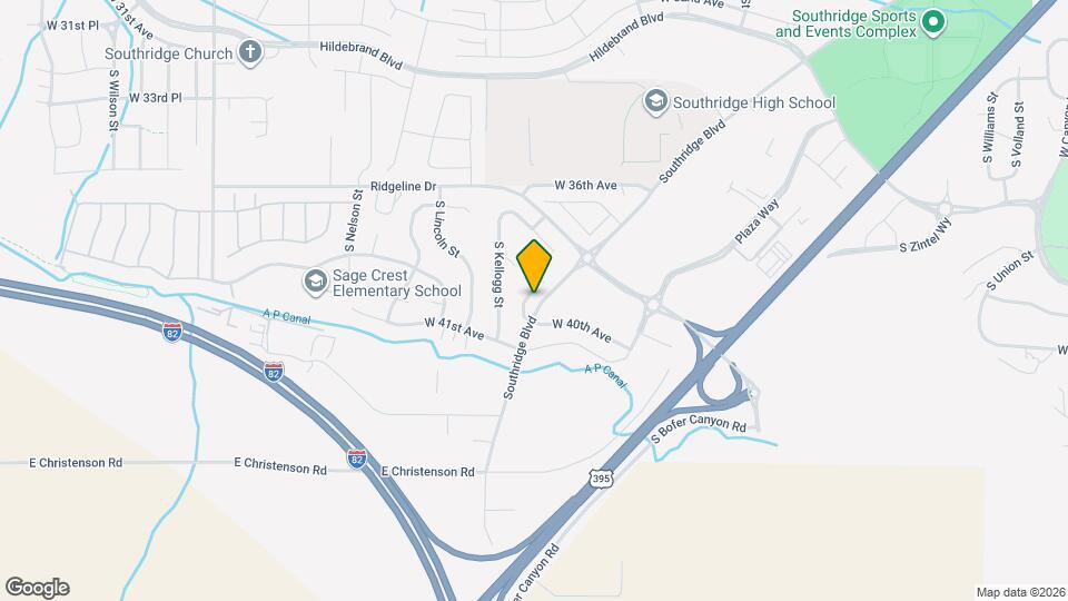 5834 W 40th Ct Map and Location Details
