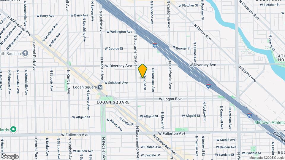 2706 N Richmond St, Unit 2 Map and Location Details