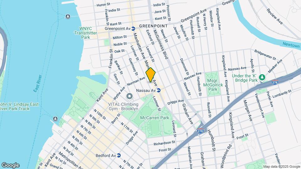 940 Lorimer St Mapa y Detalles de la Ubicación