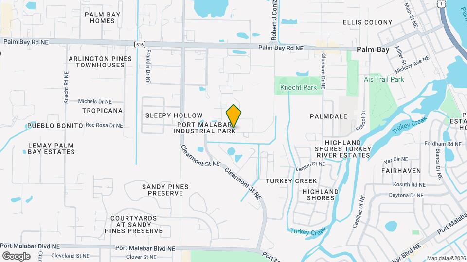 Malabar Lakes Apartments Map and Location Details