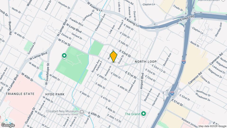 5101 Avenue H Map and Location Details