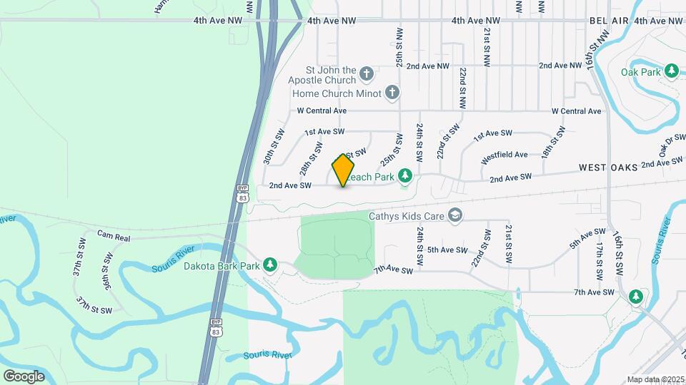 2521-2527 2nd Ave SW Mapa y Detalles de la Ubicación