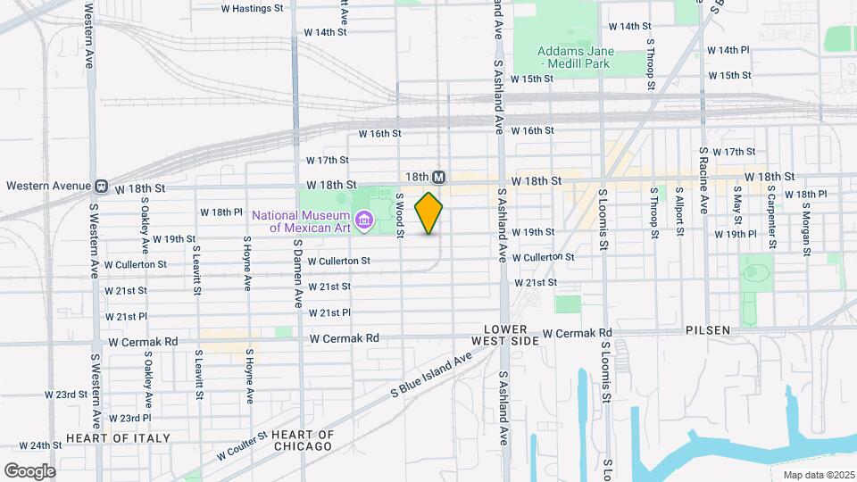 1727 W 19th St Map and Location Details