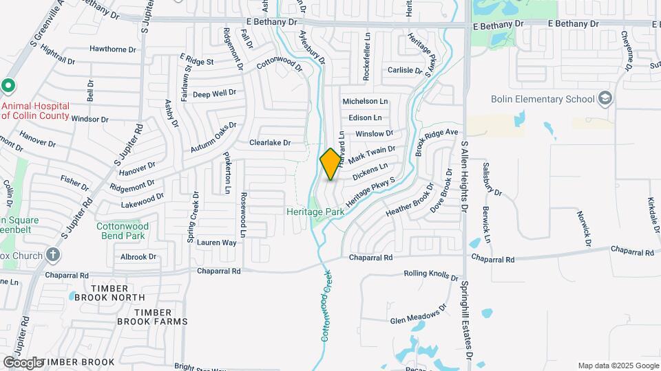 1212 Harvard Ln Map and Location Details