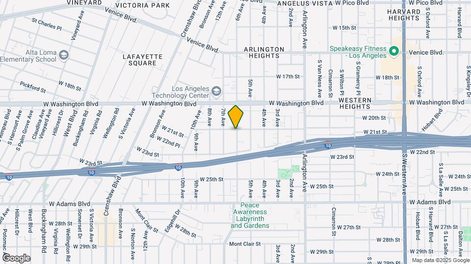 2101 6th Ave Map and Location Details