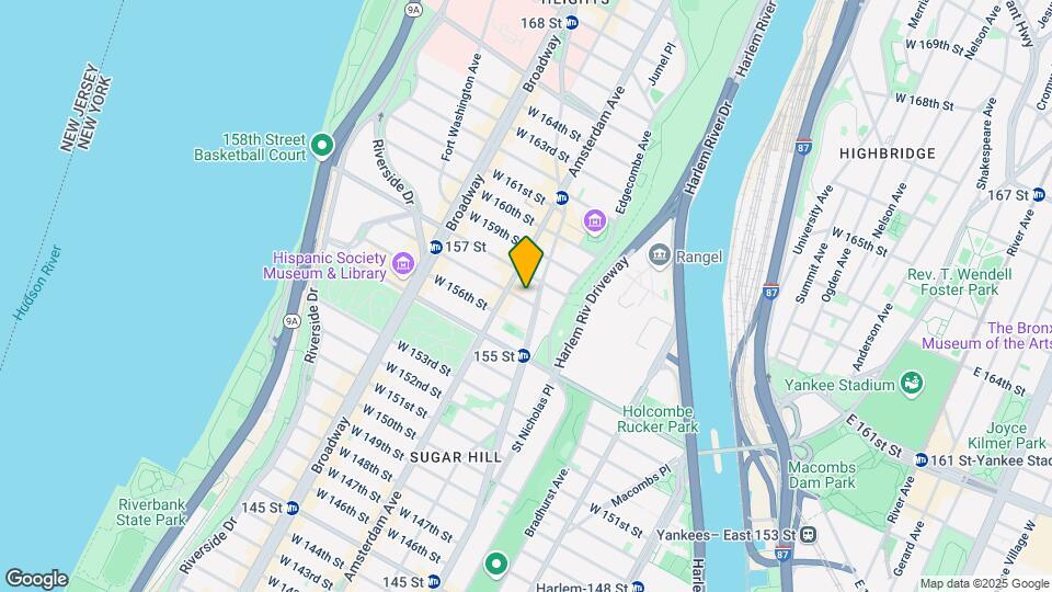 465 W 157th St Mapa y Detalles de la Ubicación