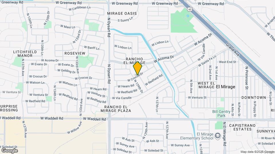 14338 N 129th Ave Mapa y Detalles de la Ubicación