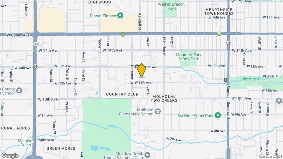 6269 W 11th Ave Map and Location Details