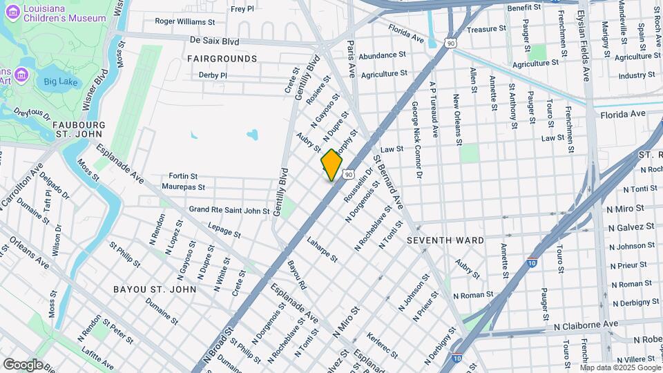 2602 D'Abadie St Map and Location Details