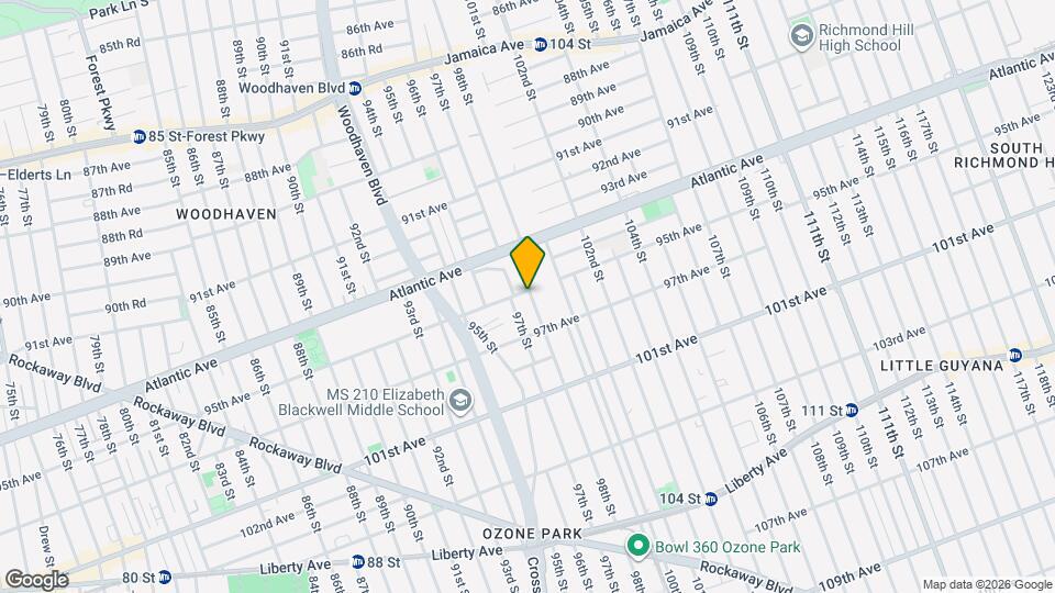 97-16 95th Ave Mapa y Detalles de la Ubicación