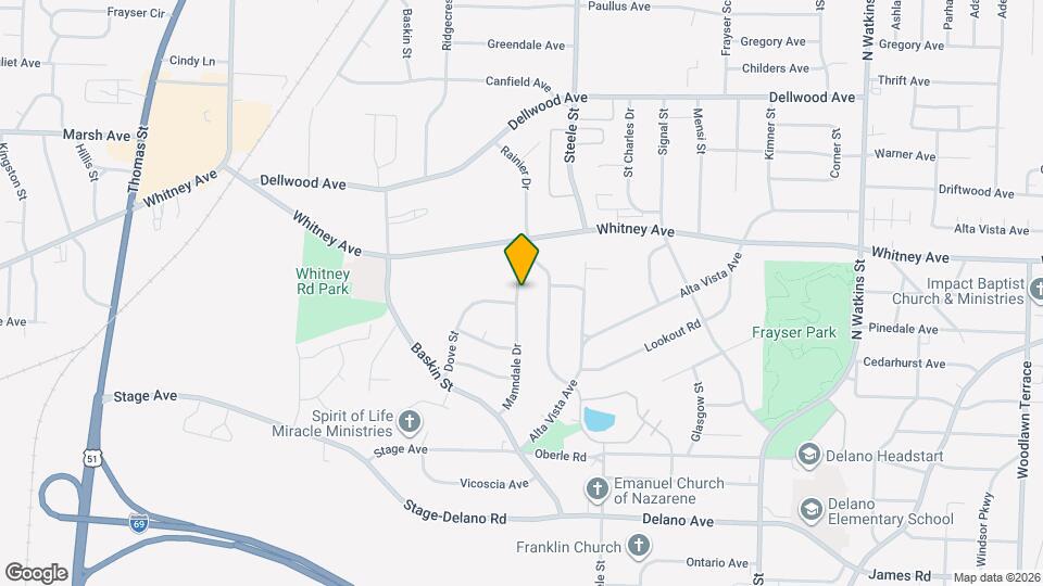 2970 Manndale Dr Map and Location Details