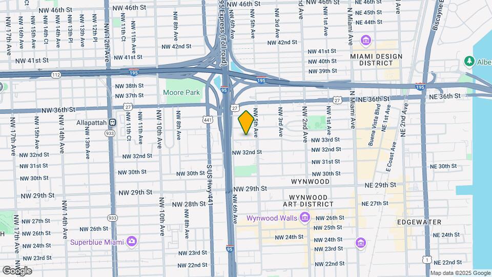 541 NW 33rd St Map and Location Details