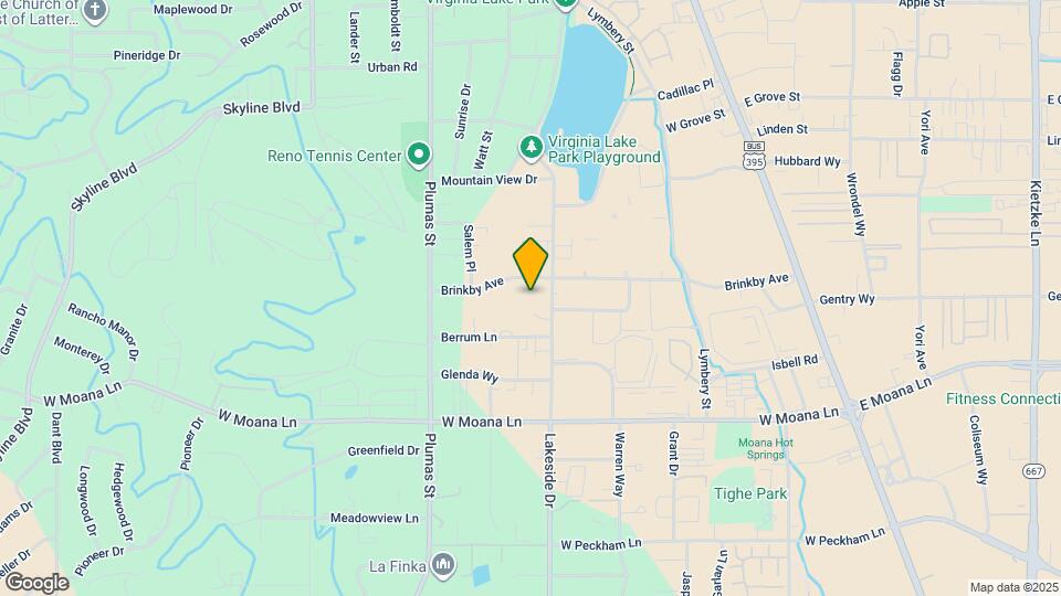 3095 Lakeside Dr Map and Location Details