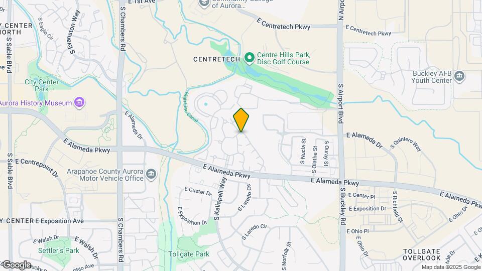 407 S Memphis Way Map and Location Details