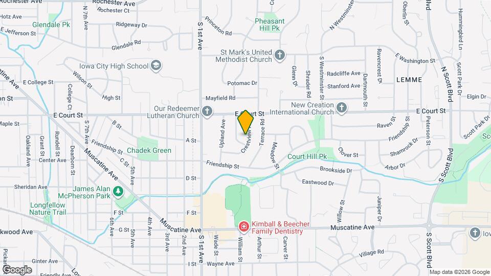 429 Crestview Ave Map and Location Details