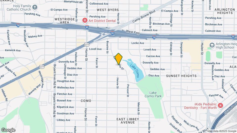 Lake Como Apartments Map and Location Details