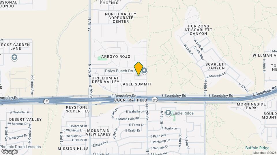 1024 E Tonopah Dr Map and Location Details