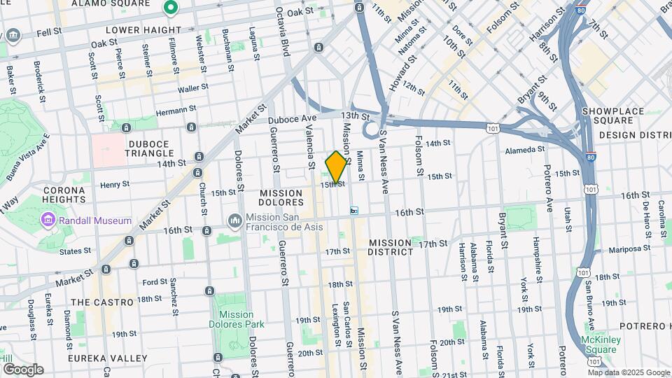 1647 15th St Map and Location Details