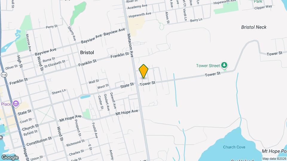 24 Vernon Ave Map and Location Details