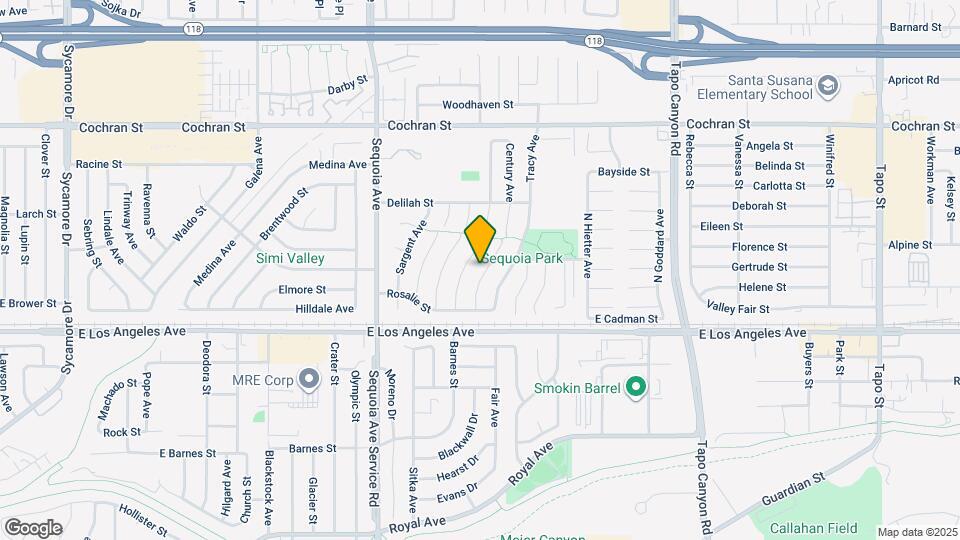 2117 Hurles Ave Map and Location Details