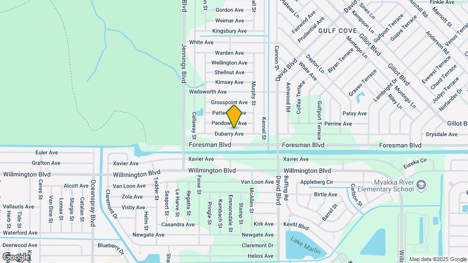 12144 Dubarry Ave Map and Location Details