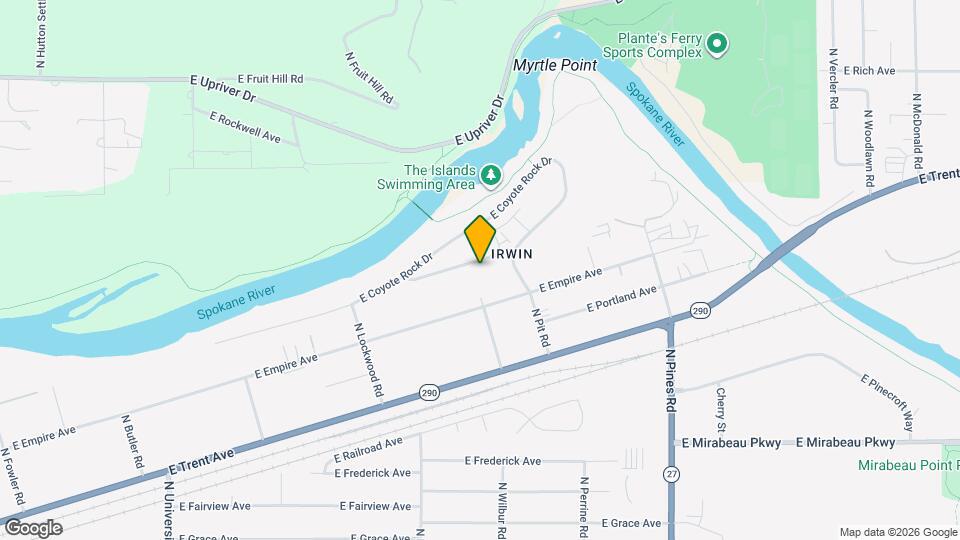 11728 E Rivercrest Dr Map and Location Details