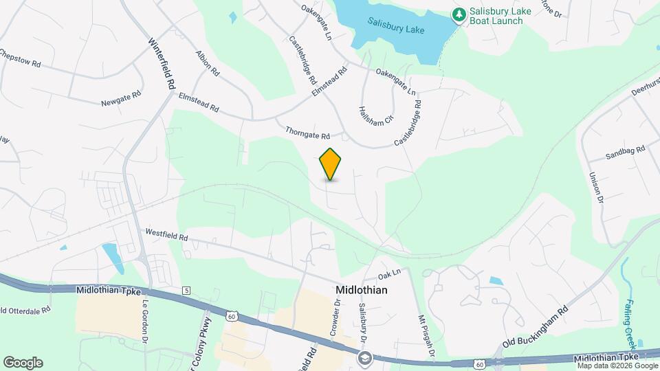 13607 Danwoods Rd Map and Location Details