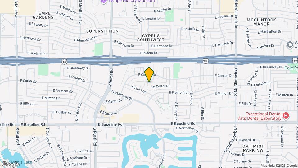 4526 S Terrace Rd Map and Location Details