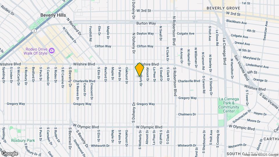 153 S Wetherly Dr Map and Location Details