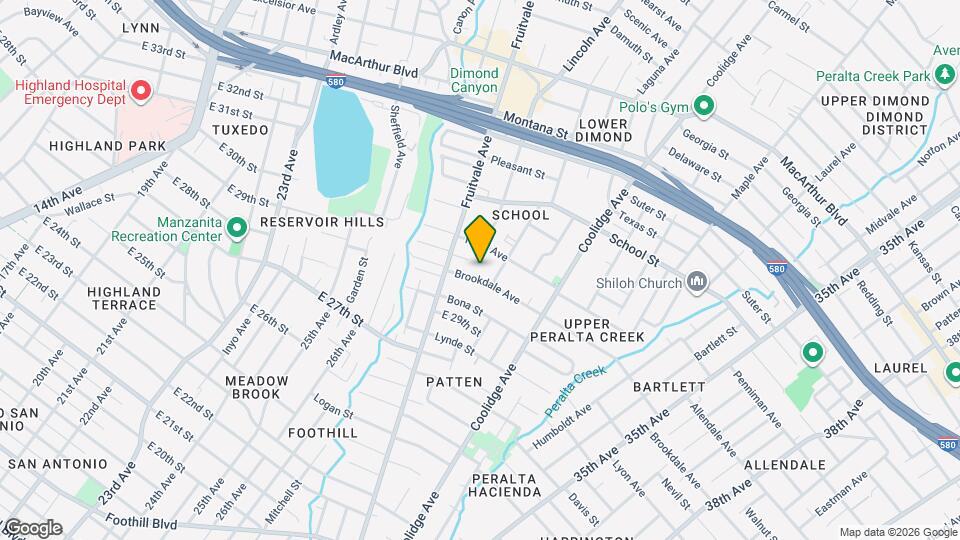 2860 Brookdale Ave Map and Location Details