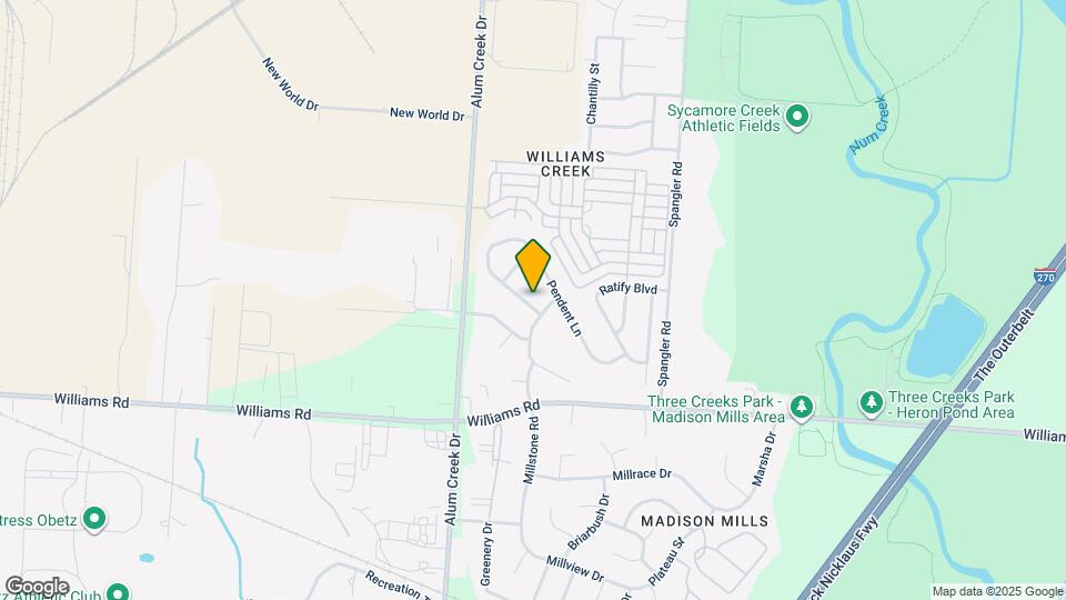 2658 Winningwillow Dr Map and Location Details
