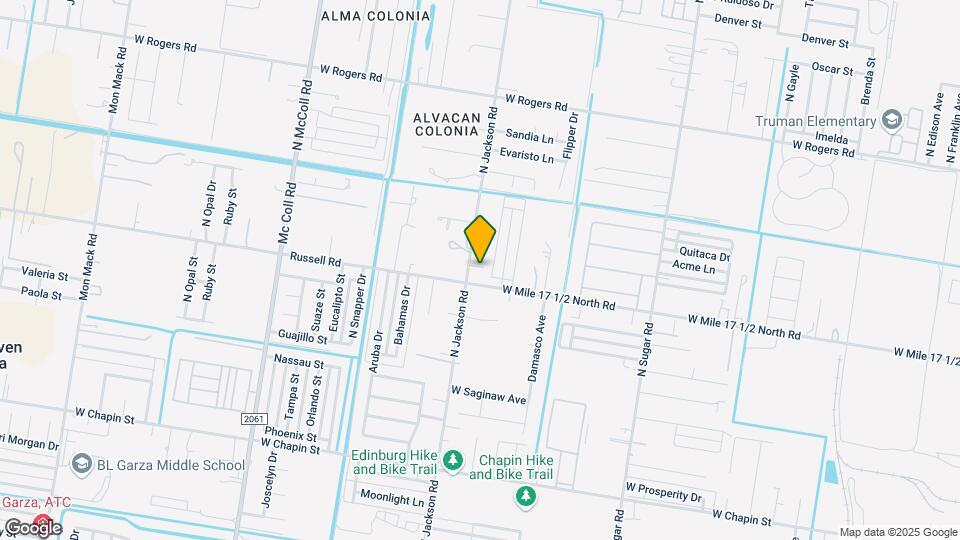 2204 N Jackson Rd Map and Location Details