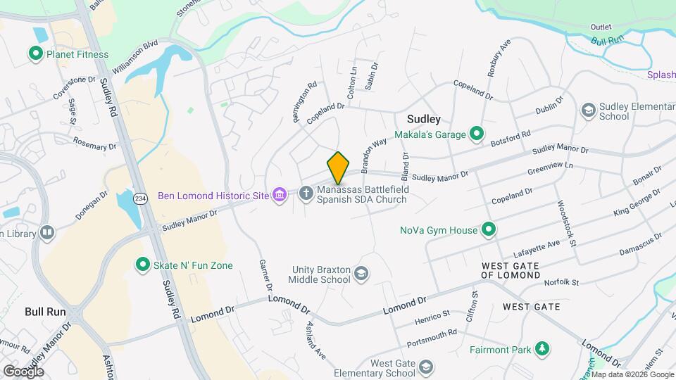 7803 Brookview Ct Map and Location Details