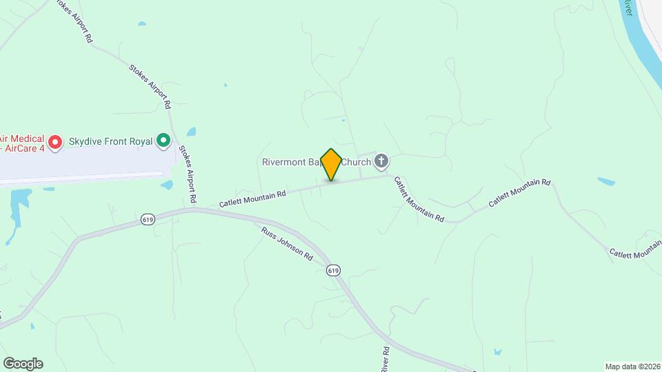 398 Catlett Mountain Rd Map and Location Details