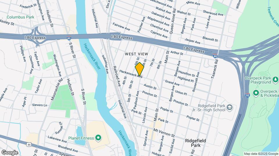 134 Paulison Ave Mapa y Detalles de la Ubicación