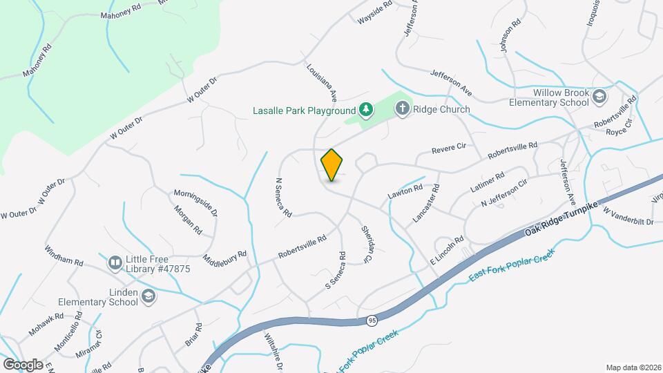 214 Louisiana Ave Map and Location Details