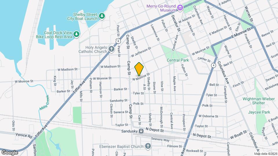 1233 W Monroe St Mapa y Detalles de la Ubicación