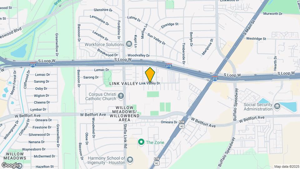 9801 Riddlelink Ln Map and Location Details