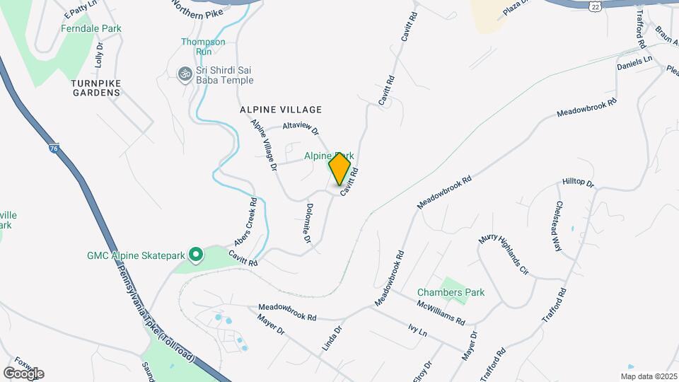 1405 Cavitt Rd Map and Location Details