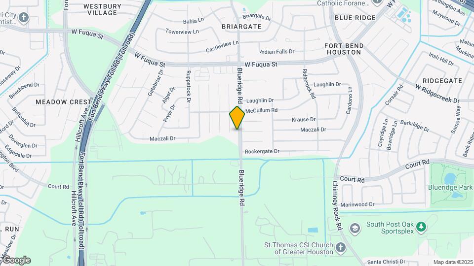 15934 Blueridge Rd Map and Location Details