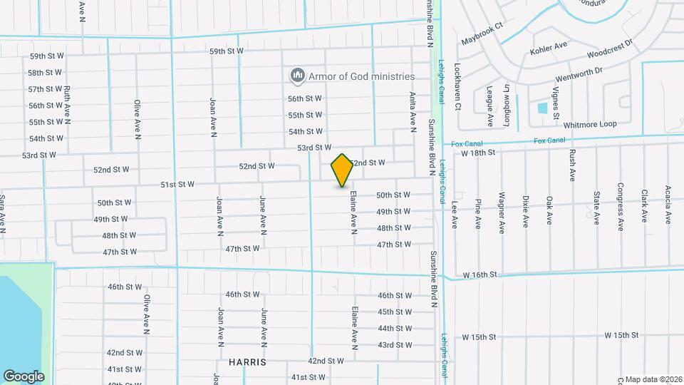 2704 50th St W Mapa y Detalles de la Ubicación